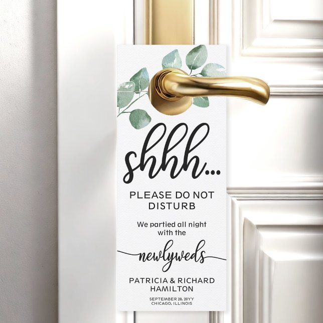 Door Hanger Wedding Do Not Disturb Sign (Creator Uploaded)