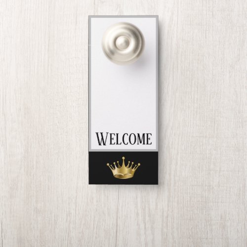 Door Hanger_Welcome Royal Crown Door Hanger