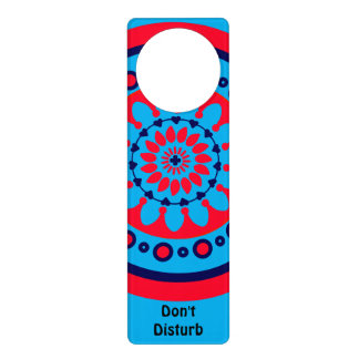 Door Hangers with Don't Disturb Text