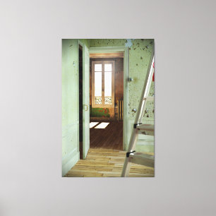 DOOR Homage to Duchamp Digital Realism Canvas 2