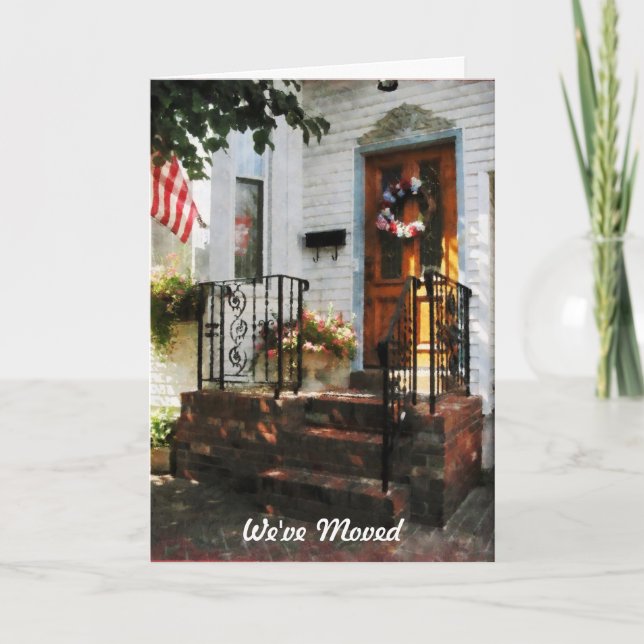 Door in Dappled Sunshine Announcement (Front)