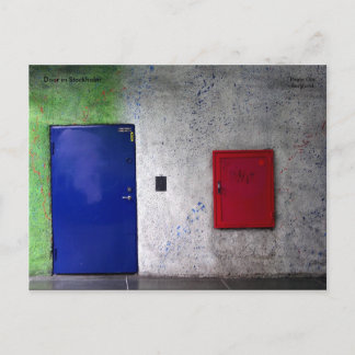 Door in Stockholm, Photo Ola Berg... Postcard