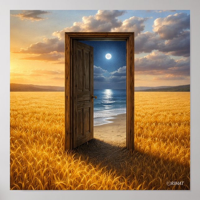 Door in the Wheat Poster (Front)