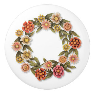 Door Knobs: Rosette Ceramic Knob