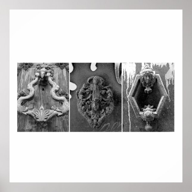 Door Knockers, Barcelona Poster (Front)