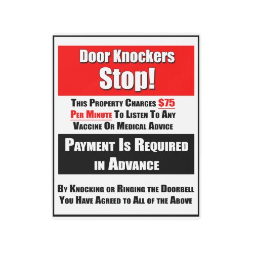 Door Knockers Stop Metal Print