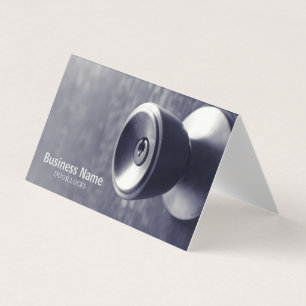 door locks business business card