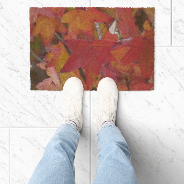 Door Mat - Autumn Leaves (Insitu)