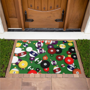 Door Mat - Billiards