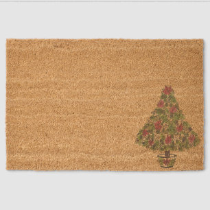 DOOR MAT Coir Mat CHRISTMAS TREE DESIGN