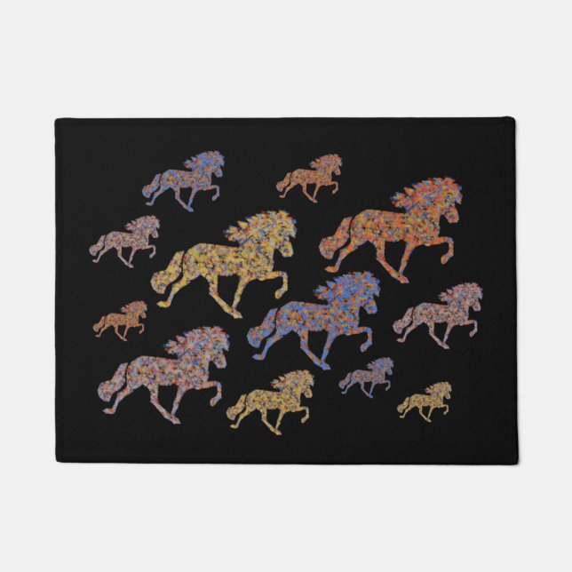 Door mat - Iceland horse (Front)