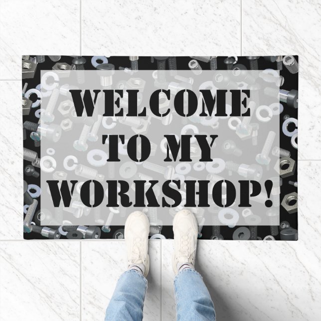 Door Mat - Nuts and Bolts (Indoor)