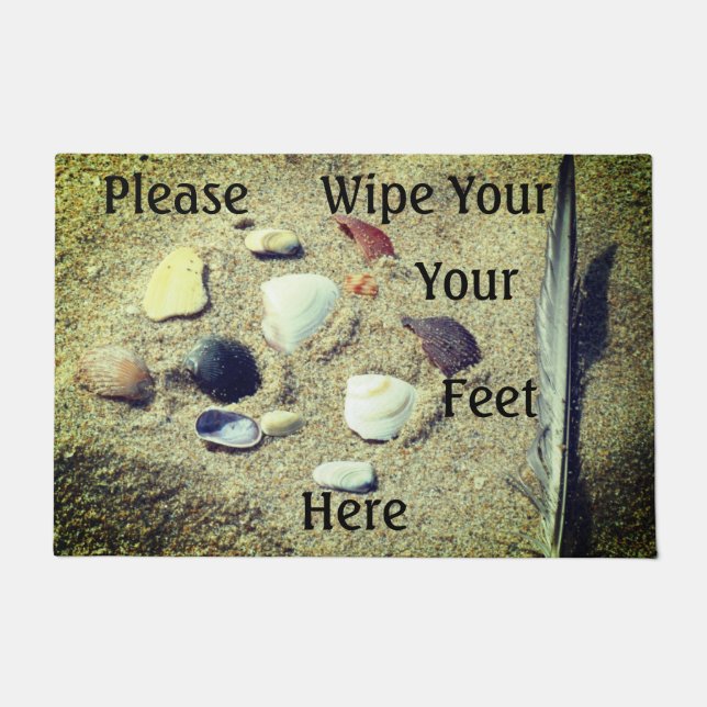 Door Mat Please Wipe Your Feet Here (Front)