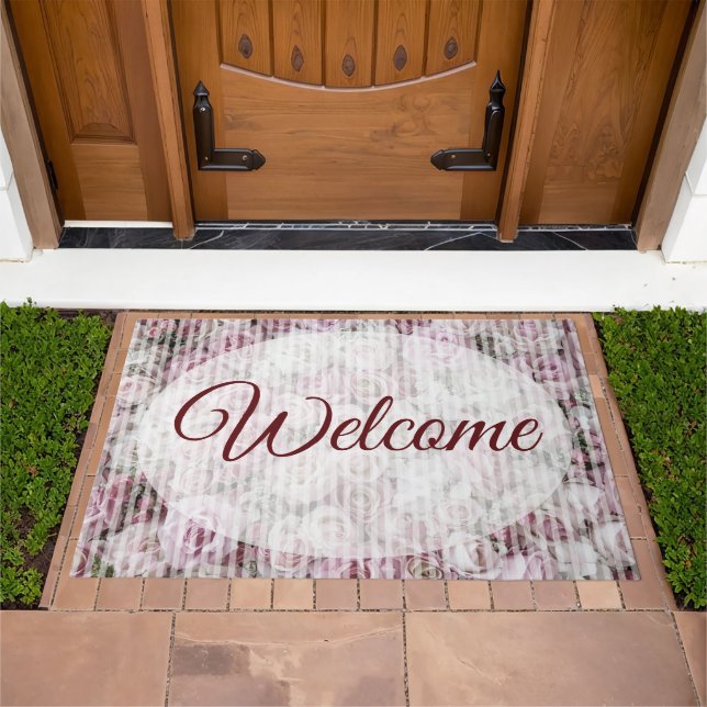 Door Mat - Victorian Roses Collage (Outdoor)