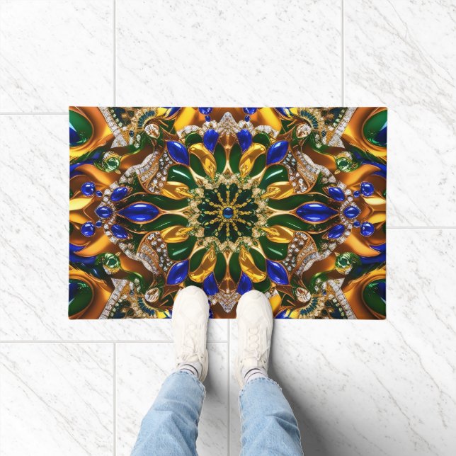 Door Mat with Brazil Colors design (Indoor)