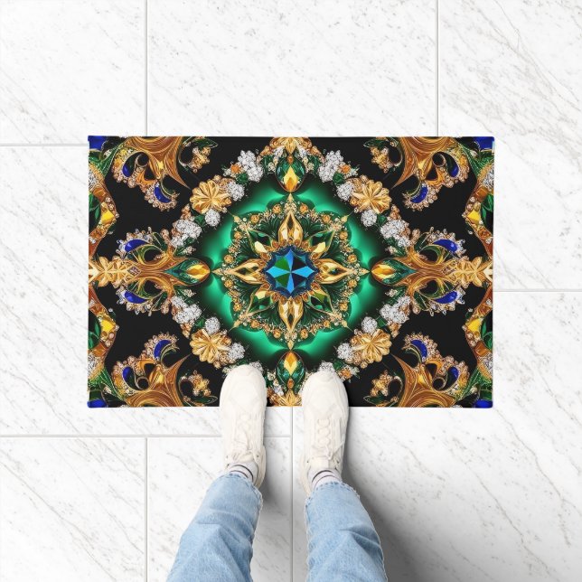 Door Mat with Brazilian Colors design (Indoor)