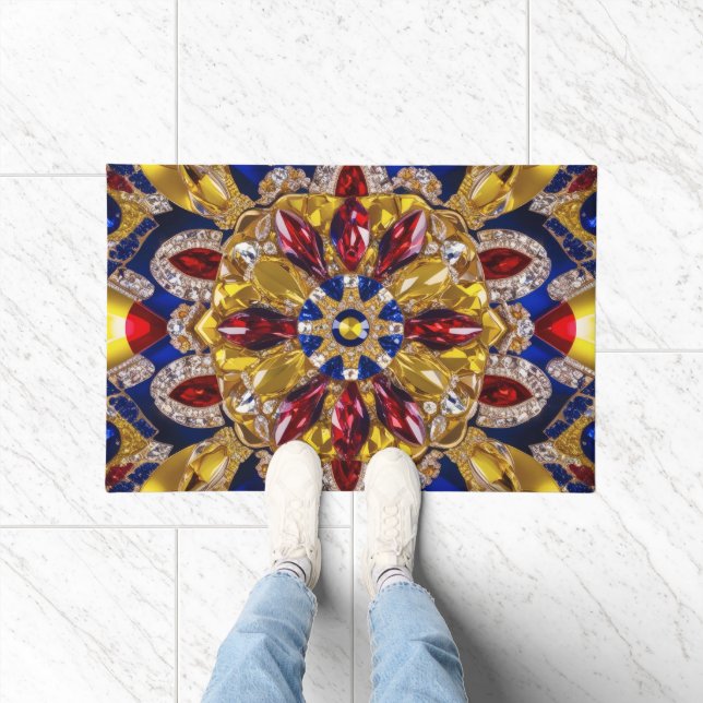 Door Mat with Colombian Colors design (Indoor)