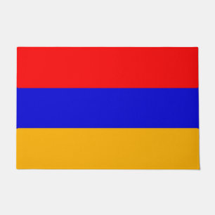 Door Mat with Flag of Armenia