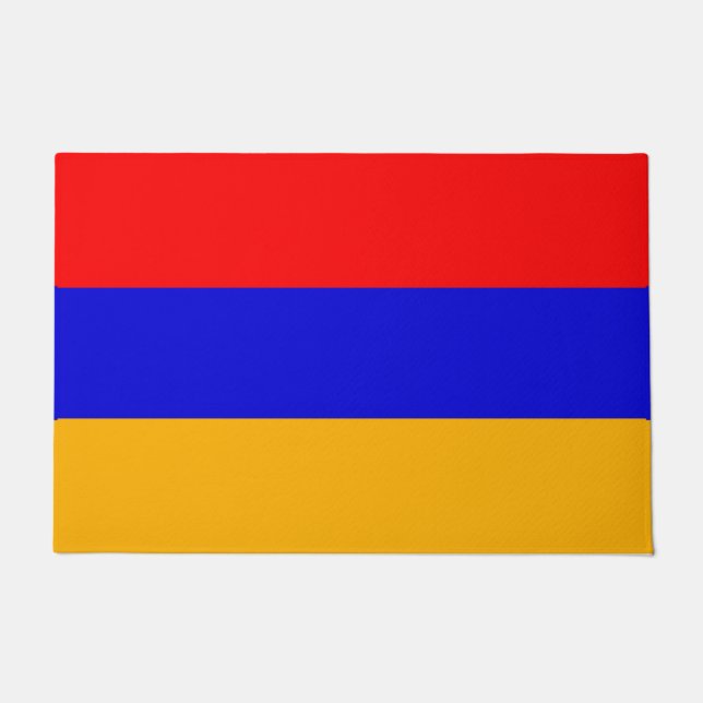 Door Mat with Flag of Armenia (Front)