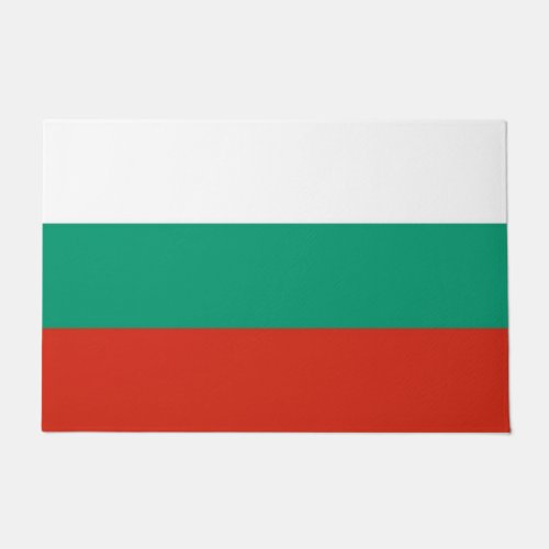 Door Mat with Flag of Bulgaria