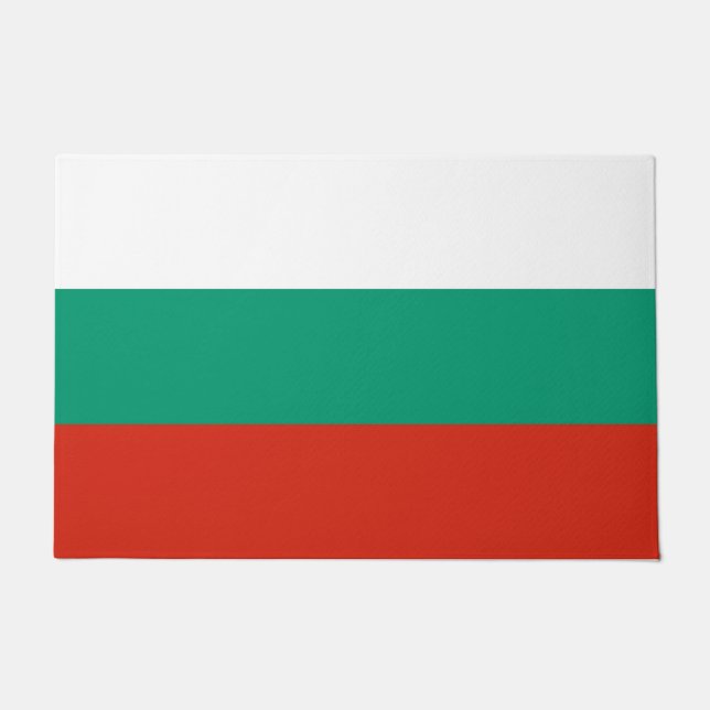 Door Mat with Flag of Bulgaria (Front)