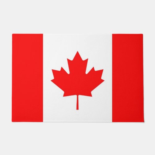 Door Mat with Flag of Canada