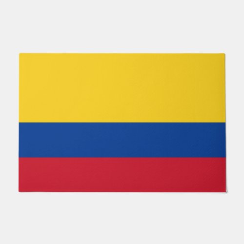 Door Mat with Flag of Colombia