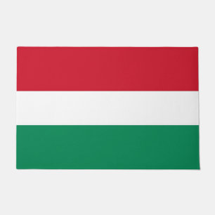Door Mat with Flag of Hungary