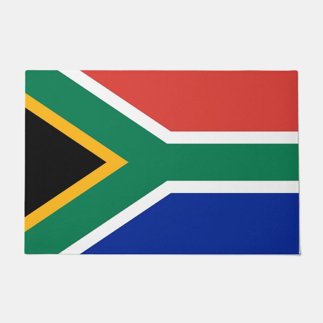 Door Mat with Flag of South Africa (Front)