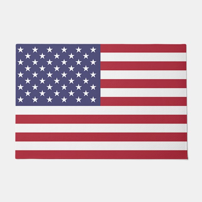 Door Mat with Flag of United States of America (Front)