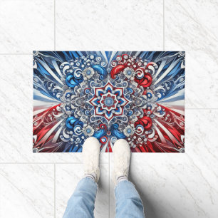 Door Mat with French Colors design