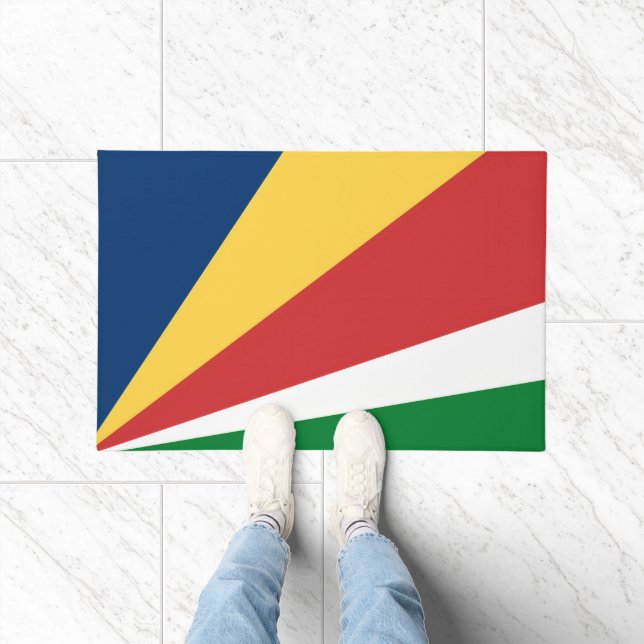 Door Mat with Seychelles Colors design (Indoor)