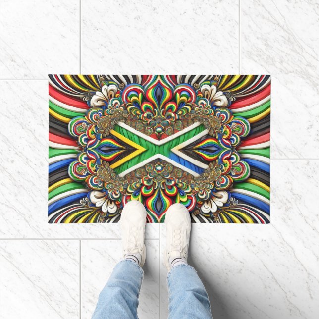 Door Mat with South African Colors design (Indoor)