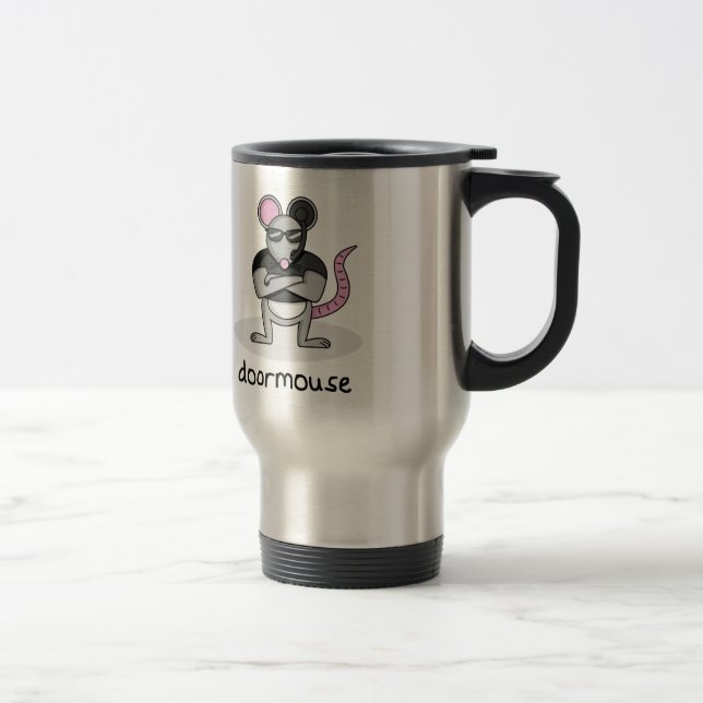 Door Mouse Travel Mug (Right)