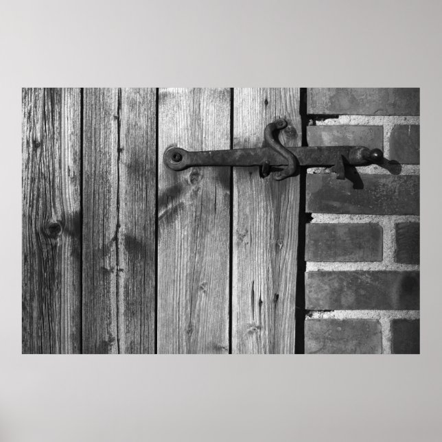 Door of old barn 5 poster (Front)