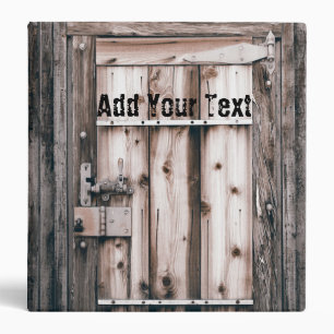 Door - Personalizable 3 Ring Binder