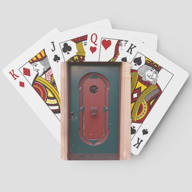 Door Photo Classic Playing Cards (Back)