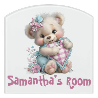 Door Sign Teddy Bear Baby Shower