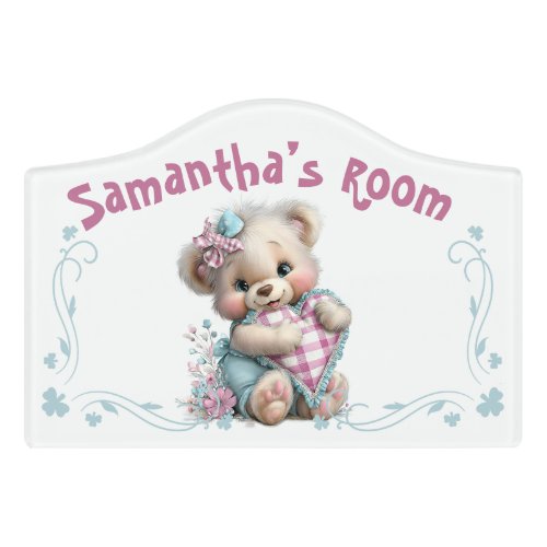 Door Sign Teddy Bear Baby Shower