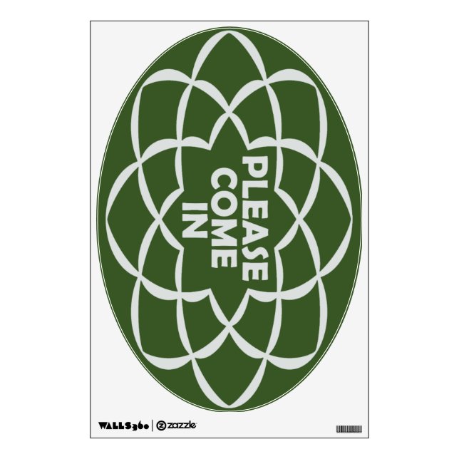DOOR SIGN WALL STICKER (Front)