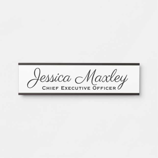 Door Signs for Office Simple Modern Business Sign (Front)