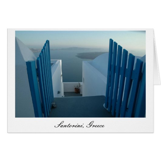 Door to Santorini Cards (Front Horizontal)