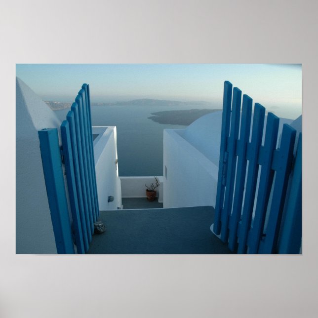 Door to Santorini Poster (Front)