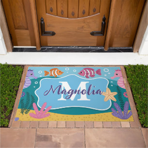Doormat for Girls Personalized Cute & Fun Welcome