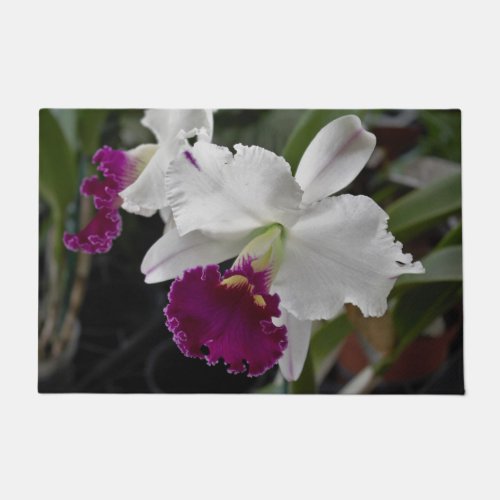 Doormat Orchid White Purple