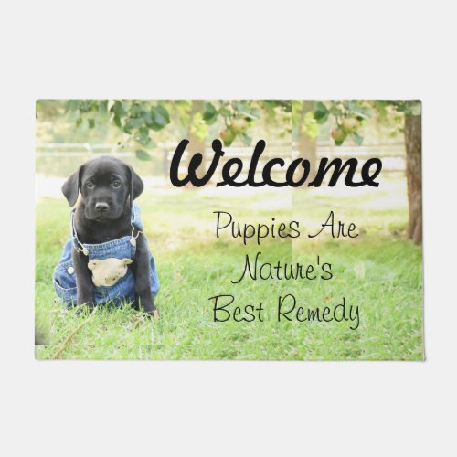 Doormat _ Personalize Puppy Welcome Mat