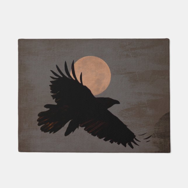 DOORMAT, RAVEN MOON DOORMAT (Front)