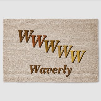 Doormat – Stepped Initials with Name