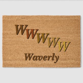Doormat – Stepped Initials with Name