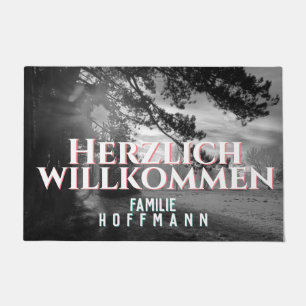 Doormat with your photo and personalized text